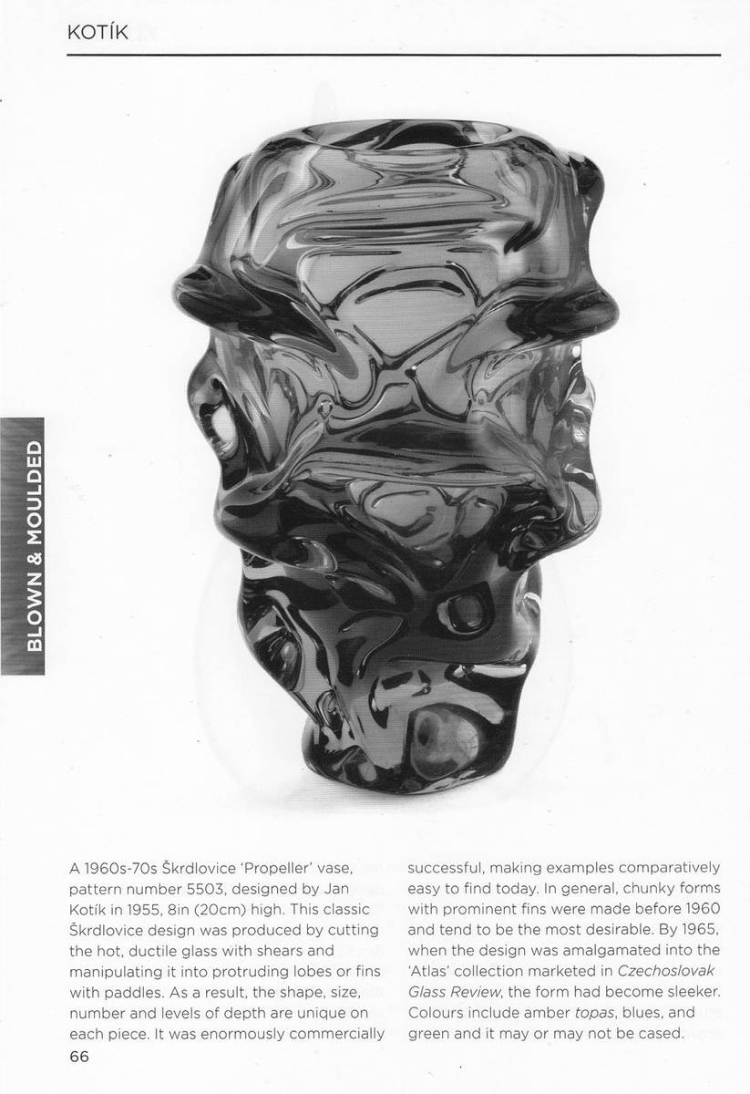 Studio Glass * HALLMARK DESIGN HEAVY SKRDLOVICE `ATLAS` (PROPELLER